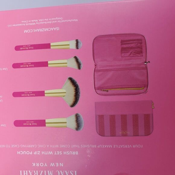 Isaac Mizrahi NY Brush Set/ Case - Picture 13 of 16